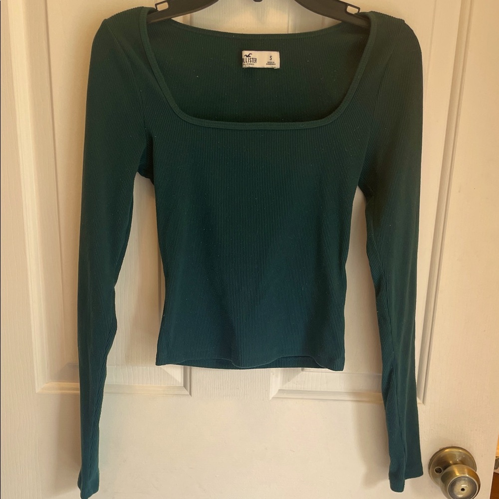 Green Hollister Long Sleeve